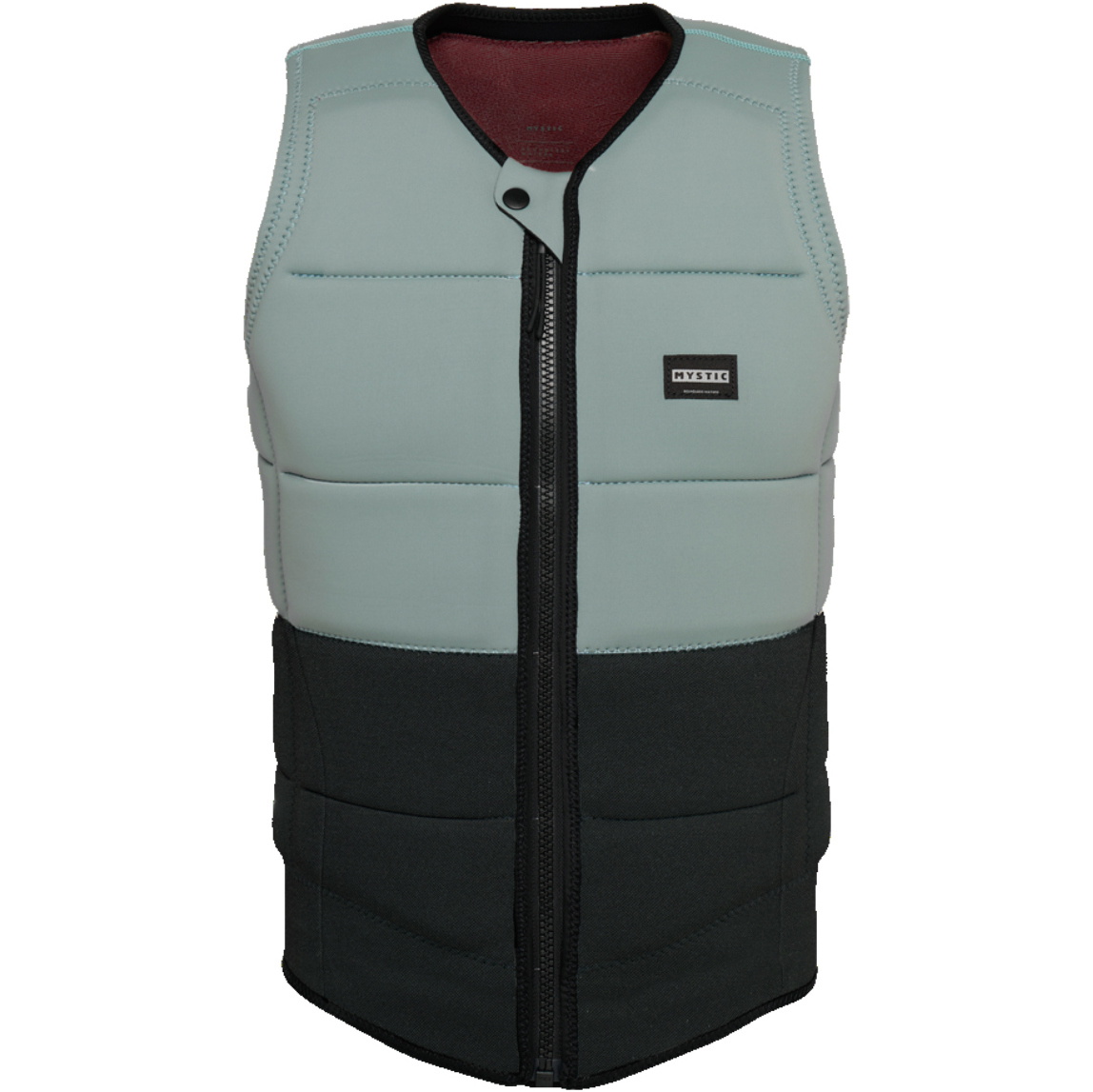 2026 Mystic Mens Renegade Front Zip Wake Impact Vest 35005.260155 - Tidal Blue